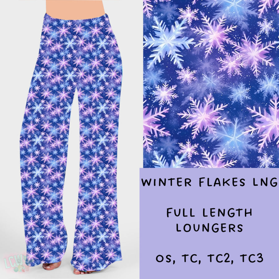 Preorder Custom Styles - Winter Flakes - Closes 15 Nov - ETA early Feb 2025 Leggings