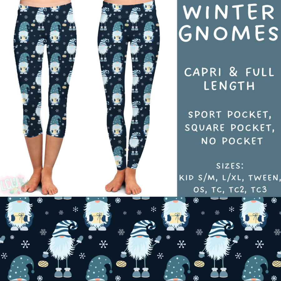 Preorder Custom Styles - Winter Gnomes - Closes 22 Nov - ETA early Feb 2025 Leggings