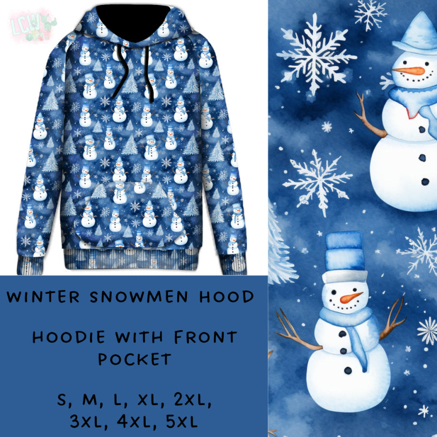 Preorder Custom Styles - Winter Snowmen - Closes 15 Nov - ETA early Feb 2025 Leggings