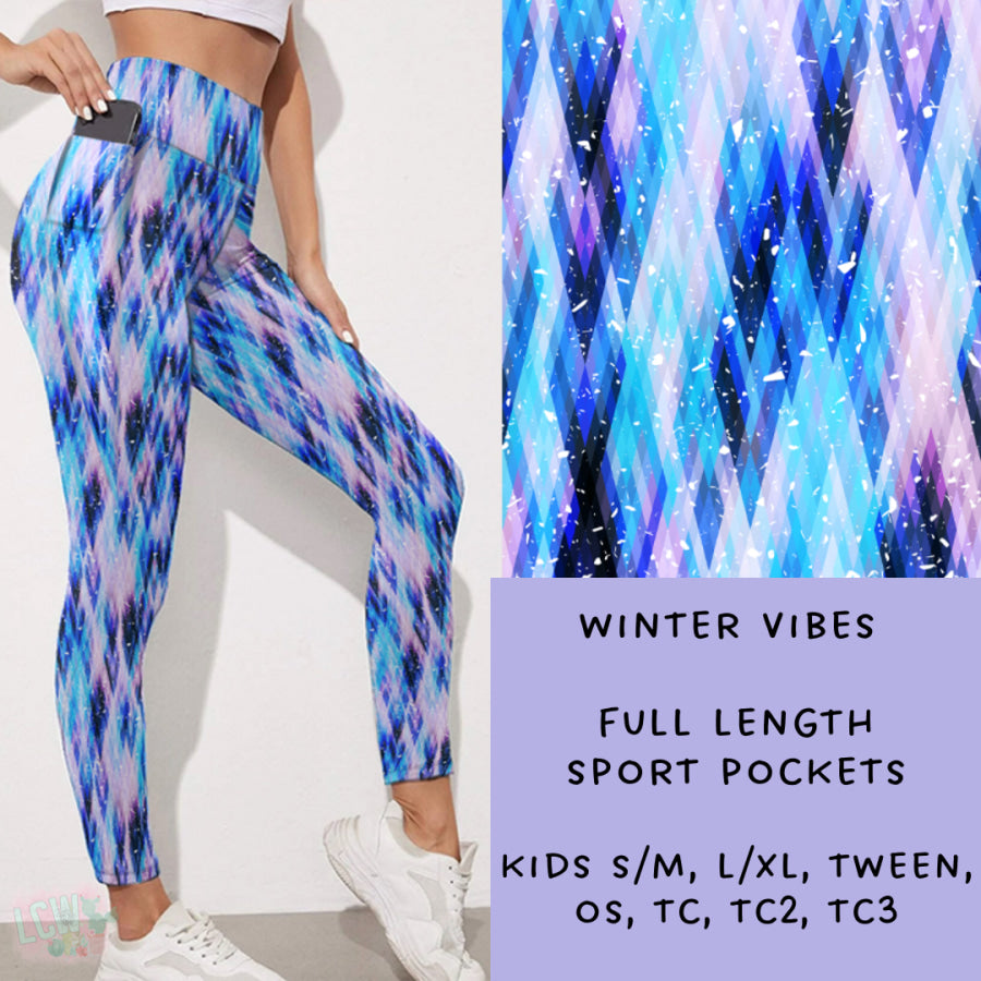 Preorder Custom Styles - Winter Vibes - Closes 15 Nov - ETA early Feb 2025 Leggings