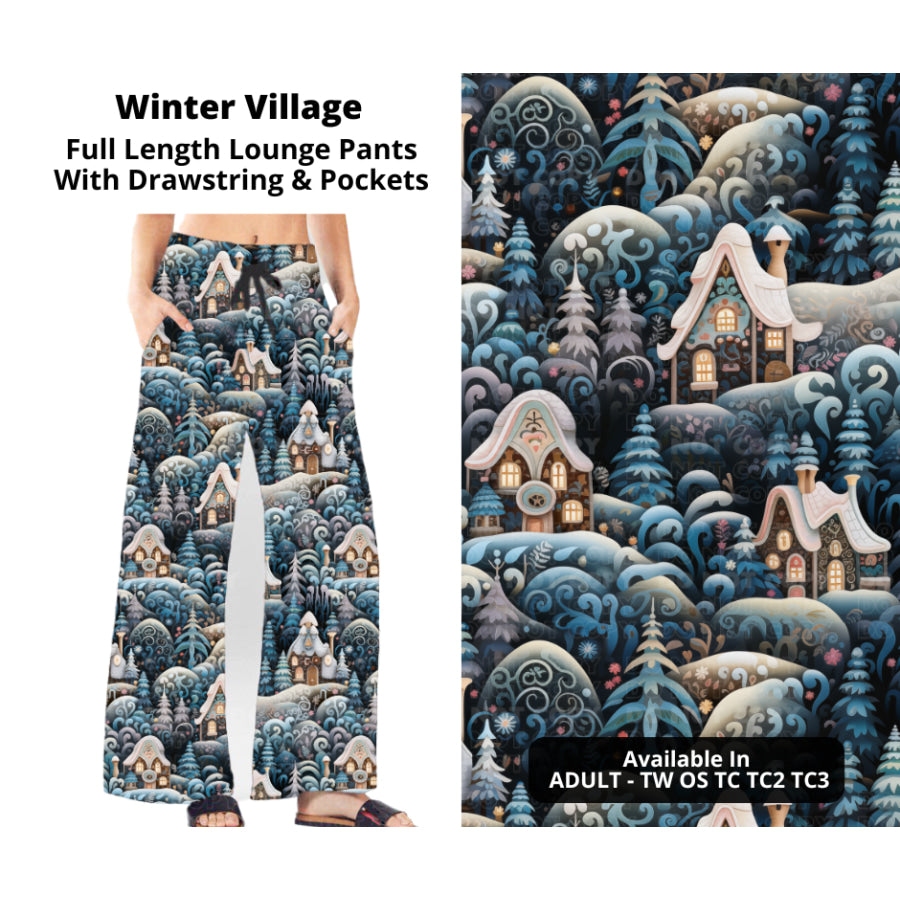 PREORDER Custom Styles - Winter Village - Closes 14 Oct - ETA early Jan 2024 Leggings