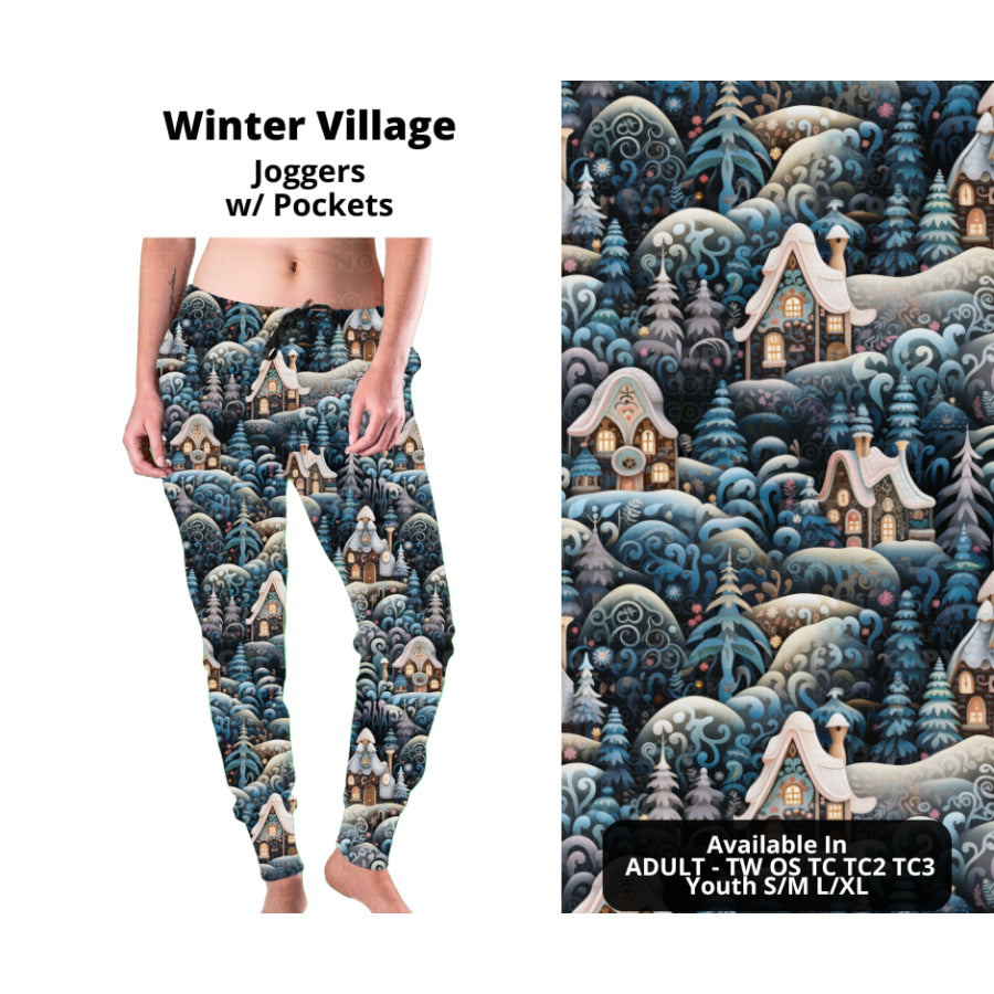 PREORDER Custom Styles - Winter Village - Closes 14 Oct - ETA early Jan 2024 Leggings