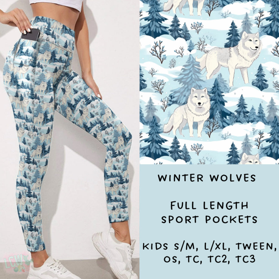 Preorder Custom Styles - Winter Wolves - Closes 15 Nov - ETA early Feb 2025 Leggings