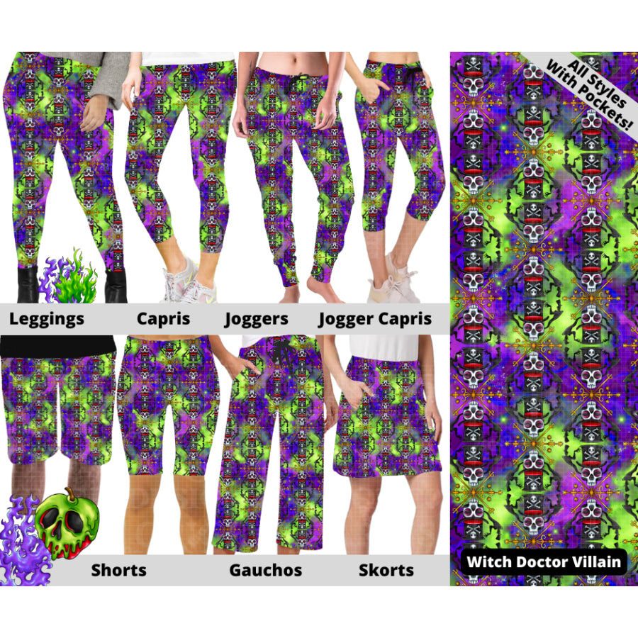 Preorder Custom Styles - Witch Doctor Villain - Closes 28 Mar - ETA mid Jul 2025 Leggings