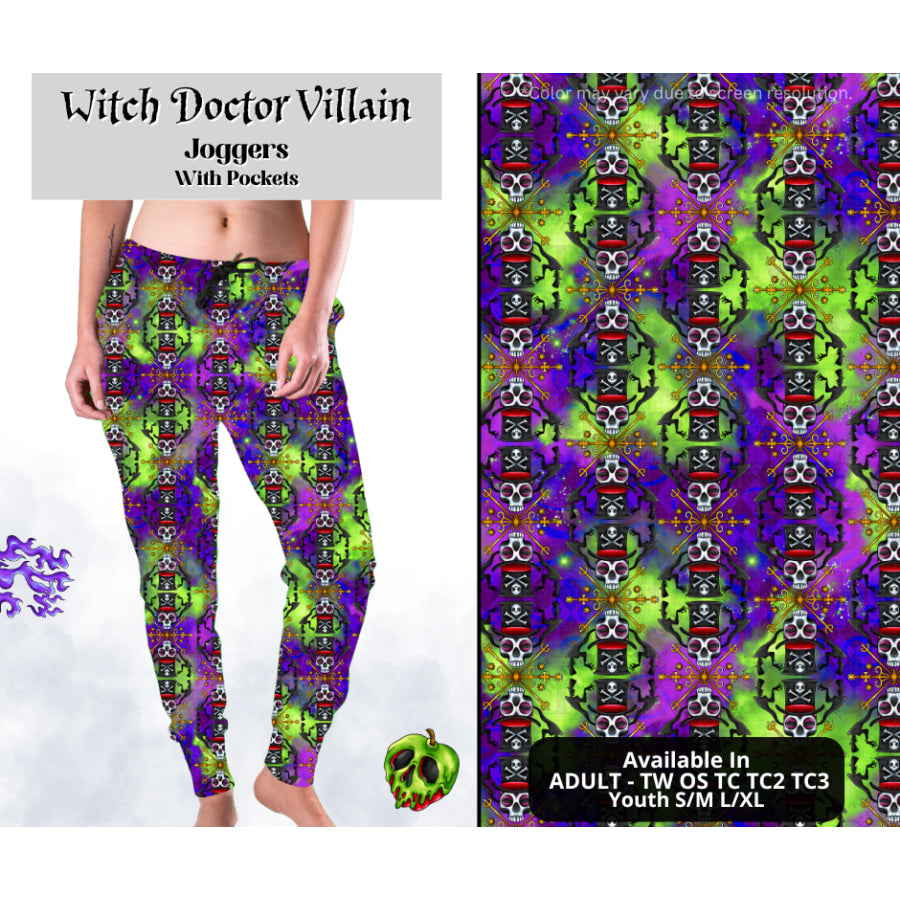 Preorder Custom Styles - Witch Doctor Villain - Closes 28 Mar - ETA mid Jul 2025 Leggings