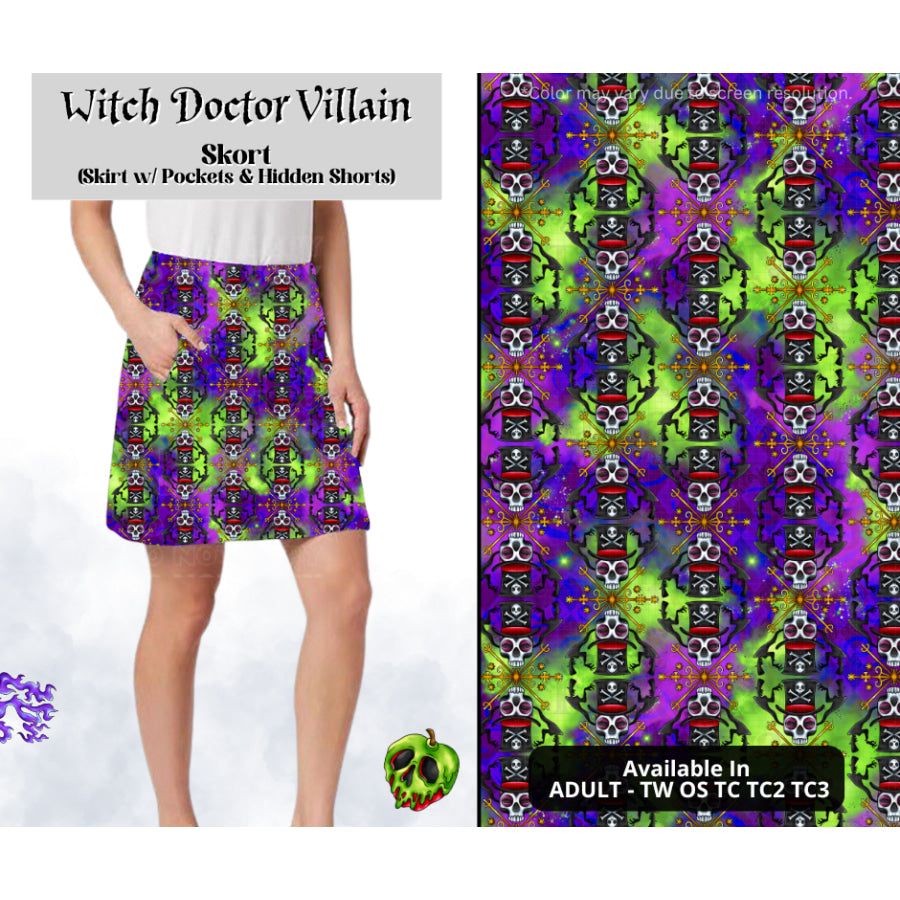 Preorder Custom Styles - Witch Doctor Villain - Closes 28 Mar - ETA mid Jul 2025 Leggings