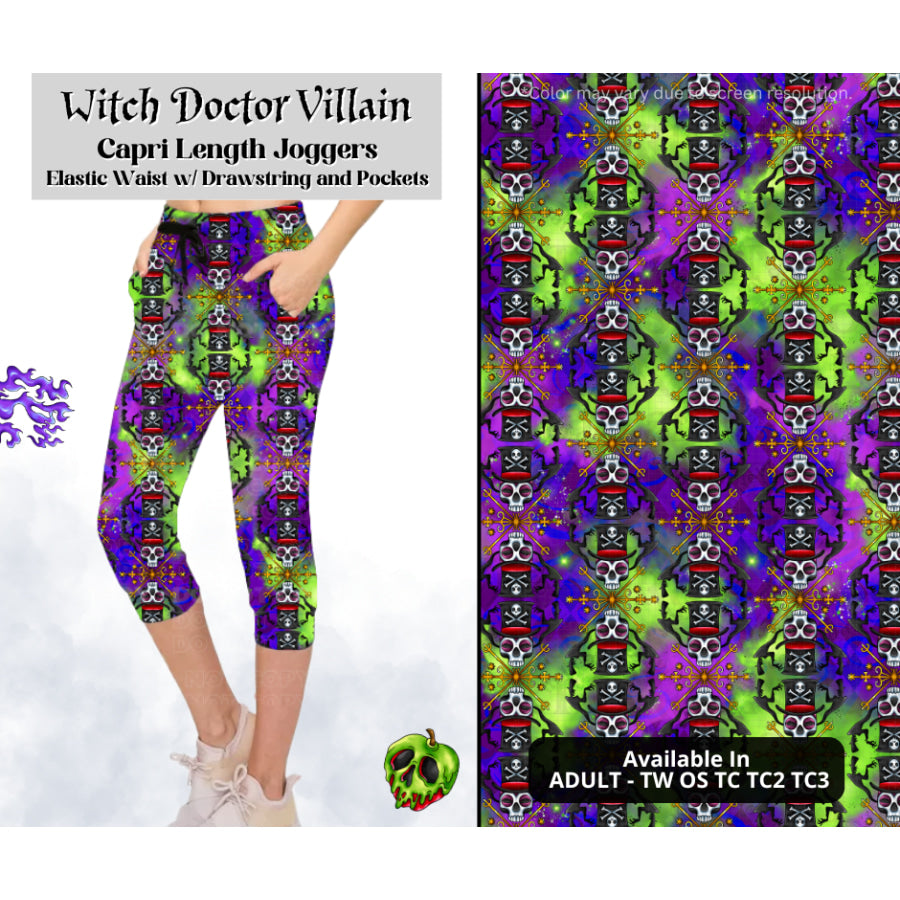 Preorder Custom Styles - Witch Doctor Villain - Closes 28 Mar - ETA mid Jul 2025 Leggings