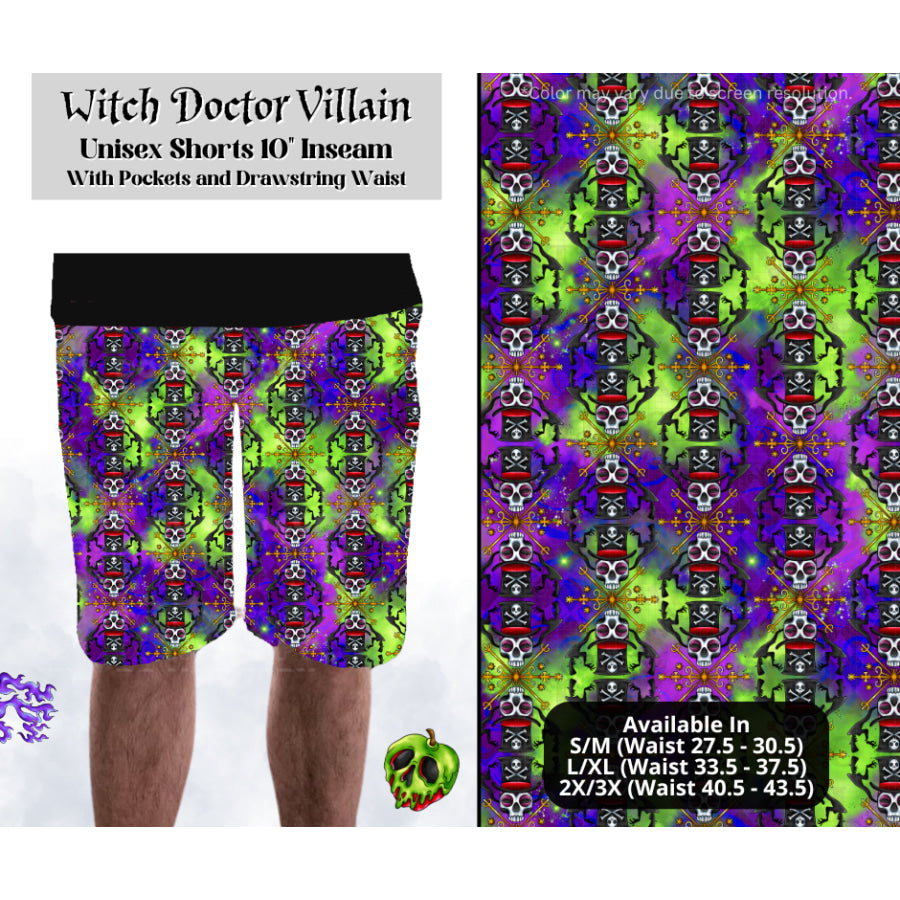 Preorder Custom Styles - Witch Doctor Villain - Closes 28 Mar - ETA mid Jul 2025 Leggings