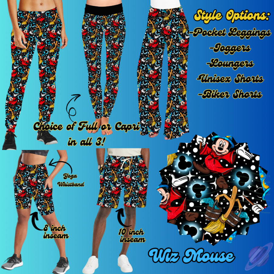 PREORDER Custom Styles - Wiz Mouse - Closes 22 Jan - ETA late Apr 2025 Leggings