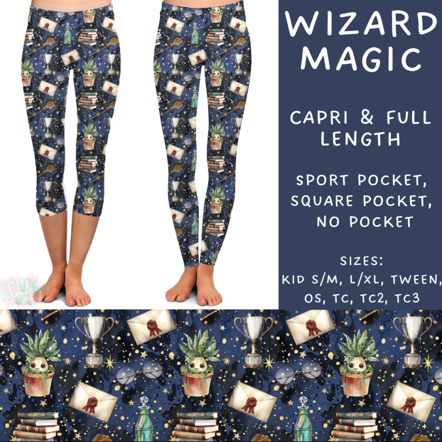 Preorder Custom Styles - Wizard Magic - Closes 6 Dec - ETA late Feb 2025 Leggings