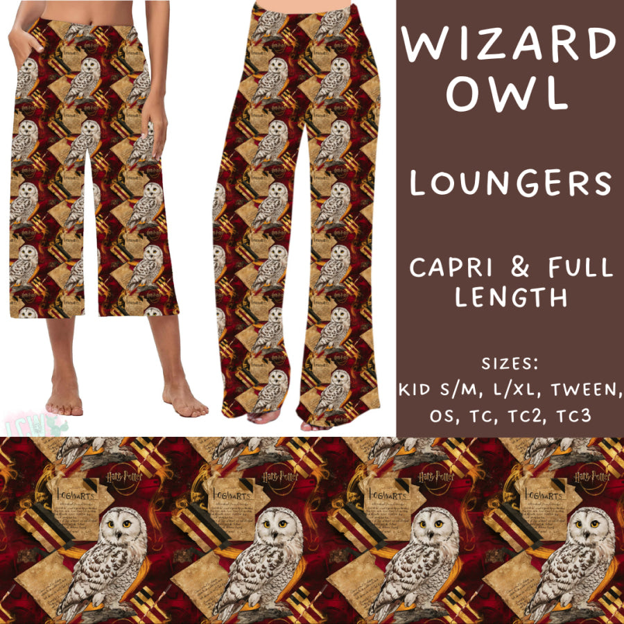 Preorder Custom Styles - Wizard Owl - Closes 2 Dec - ETA late Feb 2025 Leggings