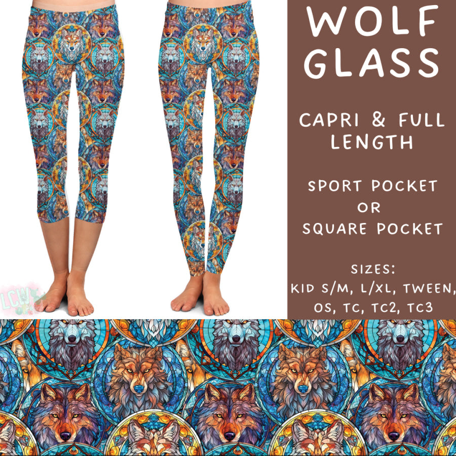 Preorder Custom Styles - Wolf Glass - Closes 5 Mar - ETA late May 2025 Leggings