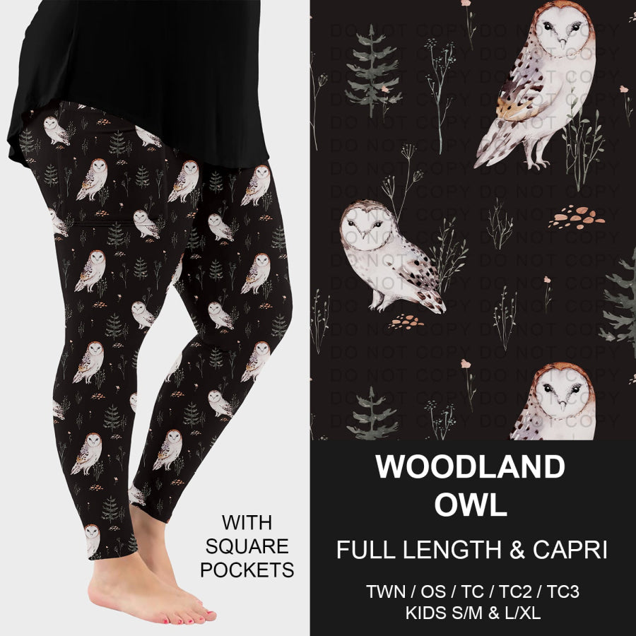 PREORDER Custom Styles - Woodland Owl - Closes 29 Jul - ETA late Oct 2025 Loungewear