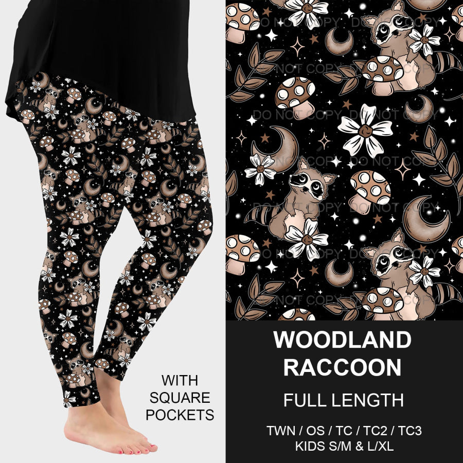 PREORDER Custom Styles - Woodland Raccoon - Closes 25 Feb - ETA late May 2025 Loungewear