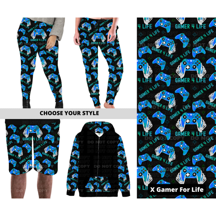 PREORDER Custom Styles - X Gamer For Life - Closes 27 Nov - ETA late Feb 2025 Leggings