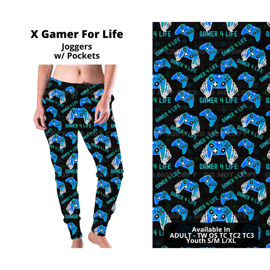 PREORDER Custom Styles - X Gamer For Life - Closes 27 Nov - ETA late Feb 2025 Leggings