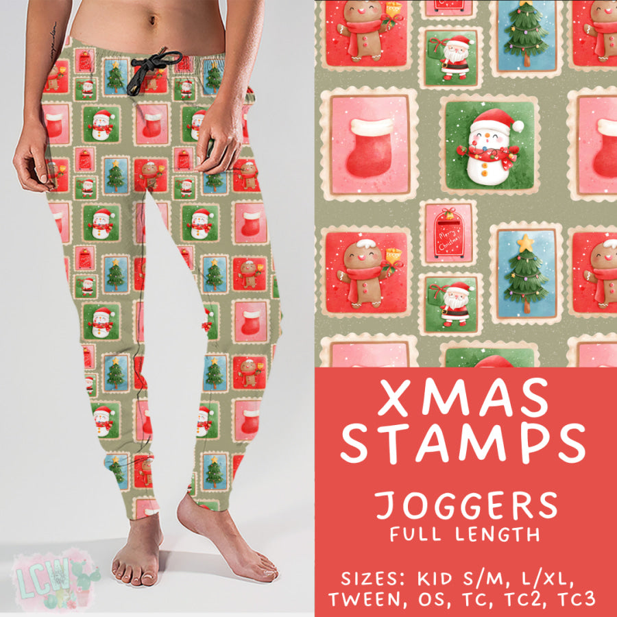 Preorder Custom Styles - Xmas Stamps - Closes 3 Oct - ETA late Dec 2025 Leggings