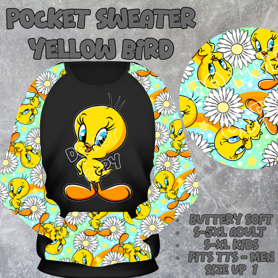 Preorder Custom Styles - Yellow Bird - Closes 21 Feb - ETA mid May 2025 Streetwear