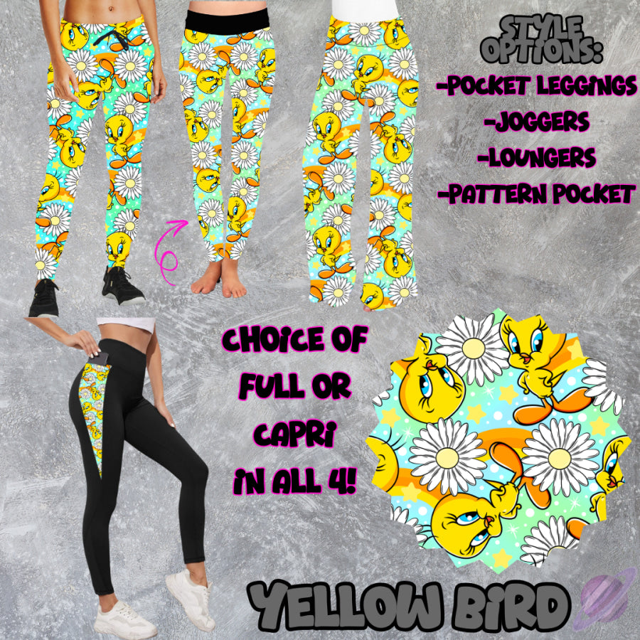 Preorder Custom Styles - Yellow Bird - Closes 21 Feb - ETA mid May 2025 Streetwear