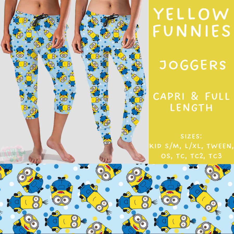 Preorder Custom Styles - Yellow Funnies - Closes 11 Oct - ETA late Dec 2024 Leggings