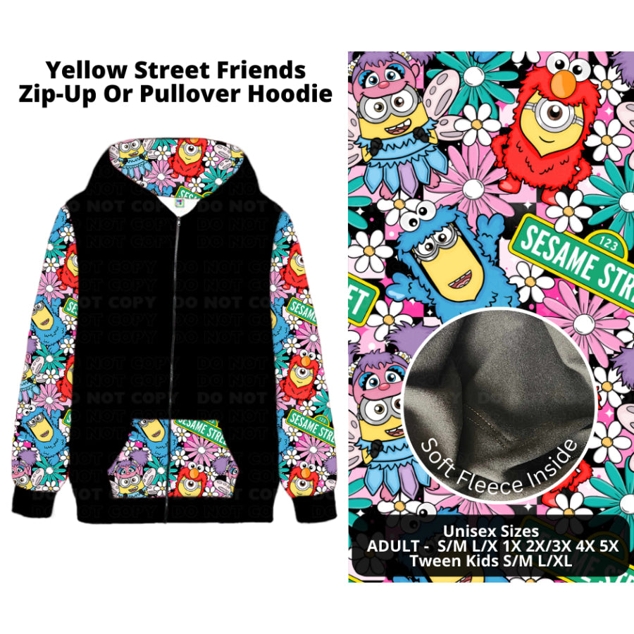 PREORDER Custom Styles - Yellow Street Friends - Closes 21 Nov - ETA late Feb 2025 Leggings