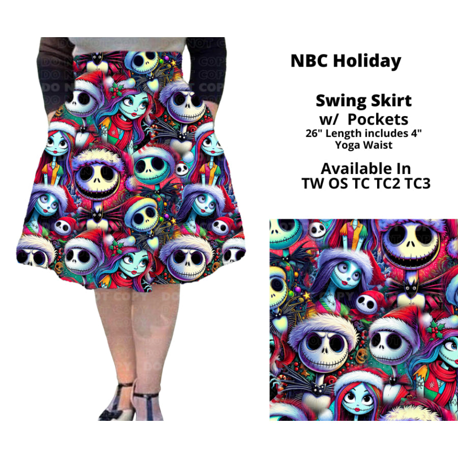 PREORDER Custom Swing and Maxi Skirts - NBC Holiday - Closes 30 Sep - ETA late Dec 2024 Skirts