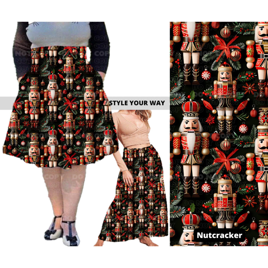 PREORDER Custom Swing and Maxi Skirts - Nutcracker - Closes 30 Sep - ETA late Dec 2024 Skirts