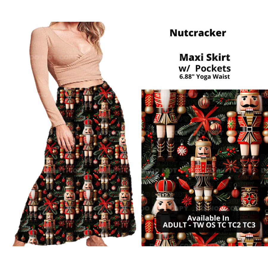 PREORDER Custom Swing and Maxi Skirts - Nutcracker - Closes 30 Sep - ETA late Dec 2024 Skirts