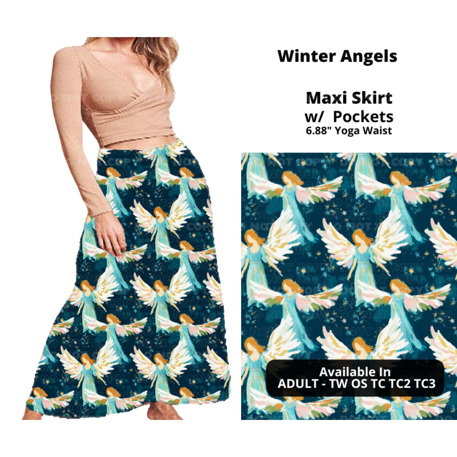 PREORDER Custom Swing and Maxi Skirts - Winter Angels - Closes 30 Sep - ETA late Dec 2024 Skirts