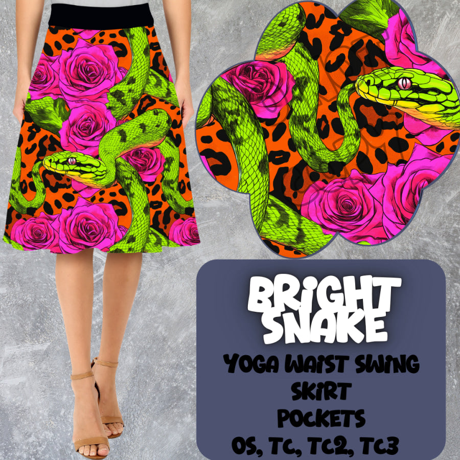 PREORDER Custom Swing Skirts - Bright Snake - Closes 15 Mar - ETA early Jun 2025 Skirts