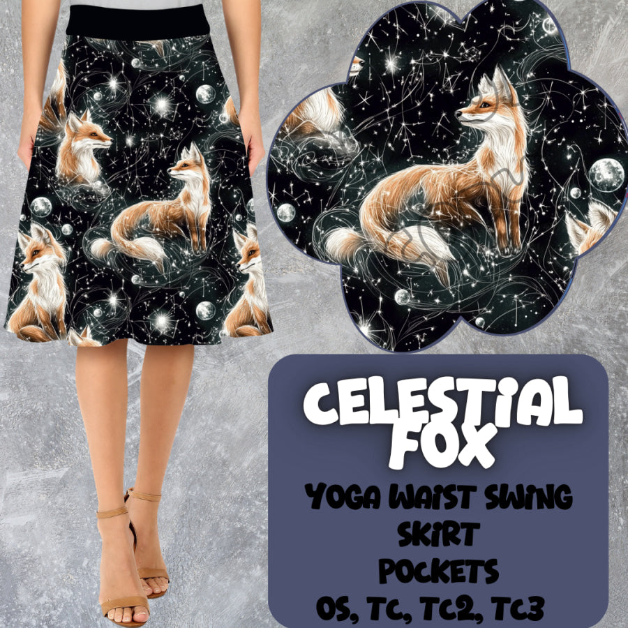 PREORDER Custom Swing Skirts - Celestial Fox - Closes 15 Mar - ETA early Jun 2025 Skirts