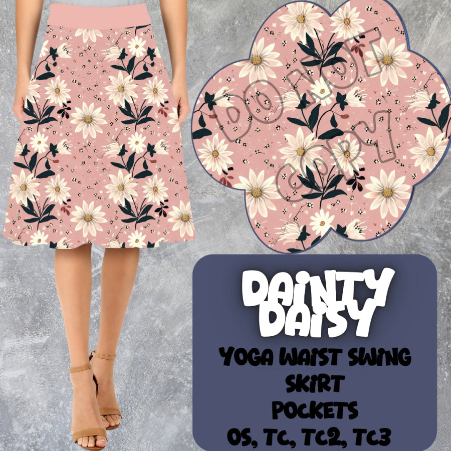 PREORDER Custom Swing Skirts - Dainty Daisy - Closes 15 Mar - ETA early Jun 2025 Skirts