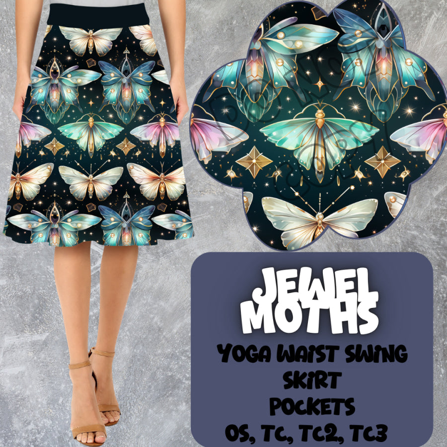 PREORDER Custom Swing Skirts - Jewel Moths - Closes 15 Mar - ETA early Jun 2025 Skirts