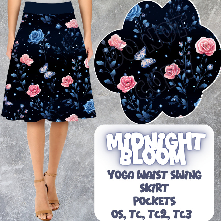 PREORDER Custom Swing Skirts - Midnight Bloom - Closes 15 Mar - ETA early Jun 2025 Skirts