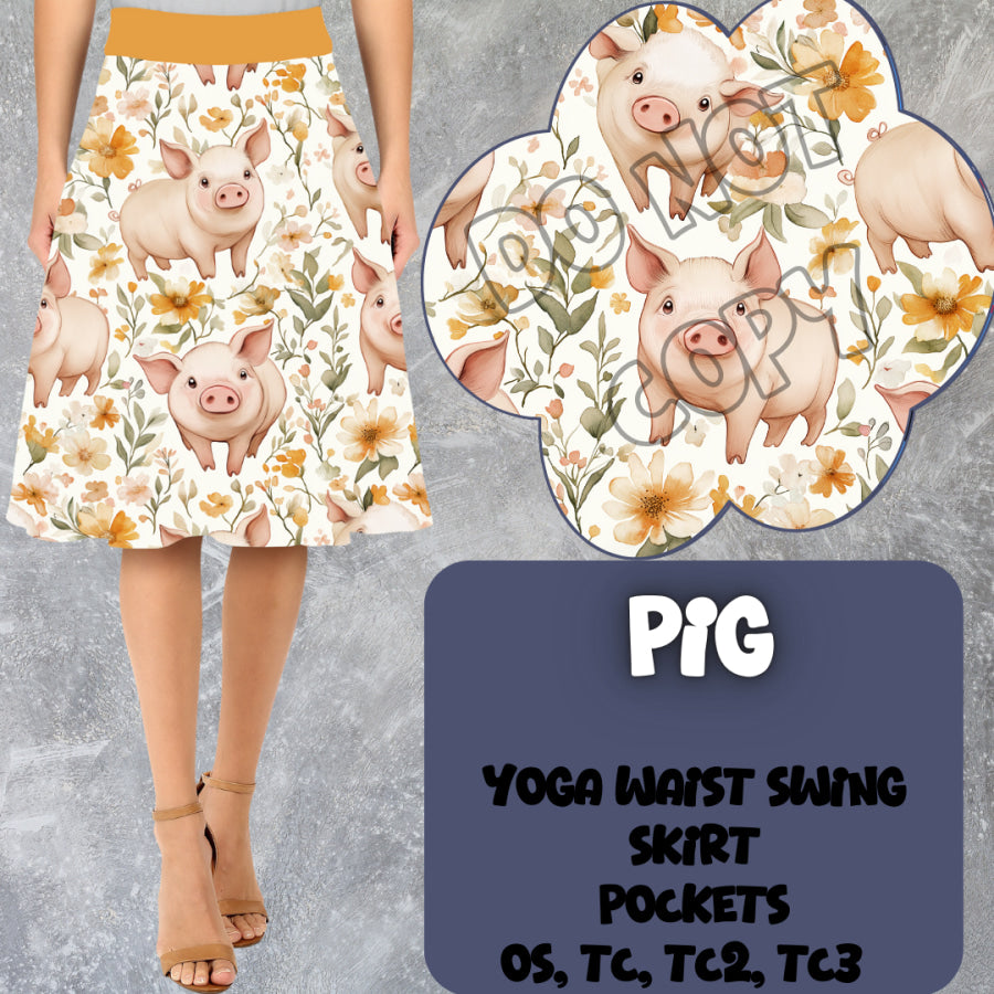 PREORDER Custom Swing Skirts - Pig - Closes 15 Mar - ETA early Jun 2025 Skirts