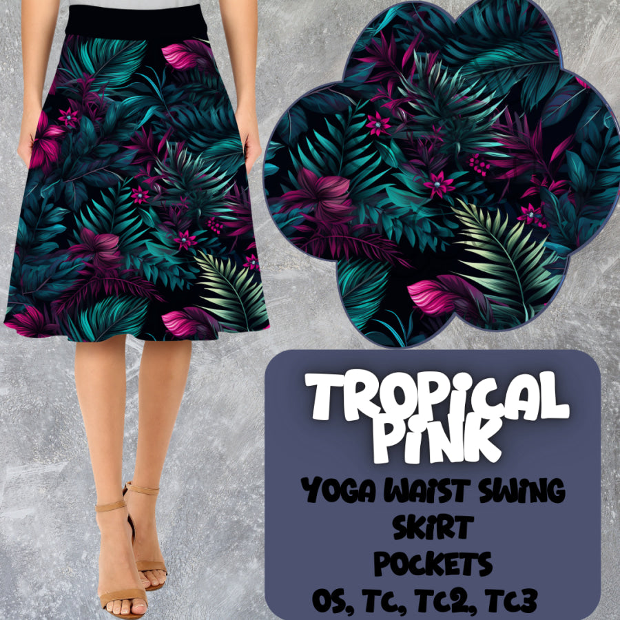 PREORDER Custom Swing Skirts - Tropical Pink - Closes 15 Mar - ETA early Jun 2025 Skirts