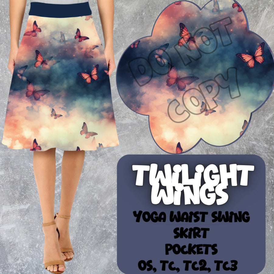 PREORDER Custom Swing Skirts - Twilight Wings - Closes 15 Mar - ETA early Jun 2025 Skirts