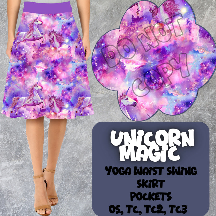 PREORDER Custom Swing Skirts - Unicorn Magic - Closes 15 Mar - ETA early Jun 2025 Skirts