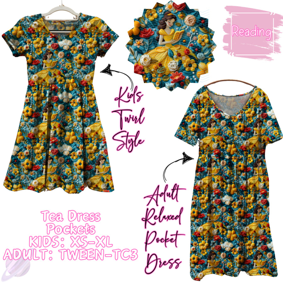 Preorder Custom Tea Dress with Pockets - Reading - Closes 31 Jan - ETA early May 2025 Dresses