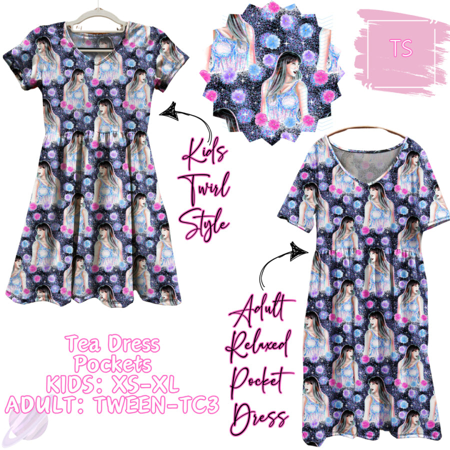 Preorder Custom Tea Dress with Pockets - TS - Closes 31 Jan - ETA early May 2025 Dresses