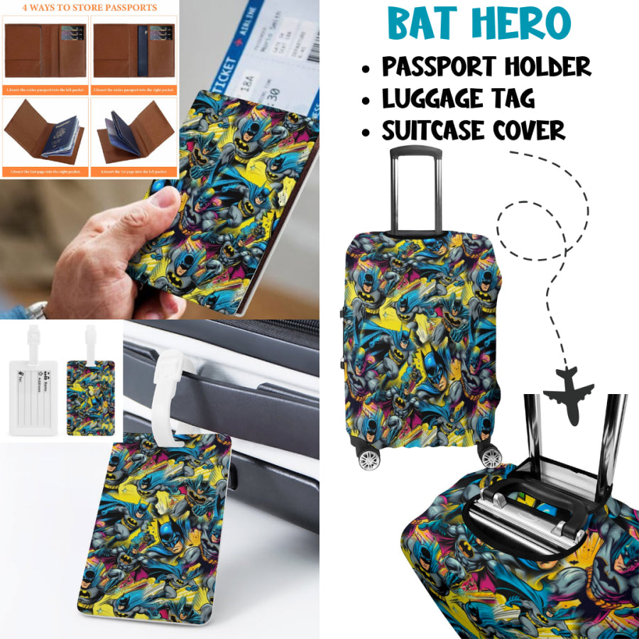 Preorder Custom Travel Accessories - Bat Hero - Closes 27 Mar - ETA mid Jul 2025 Travel Accessories