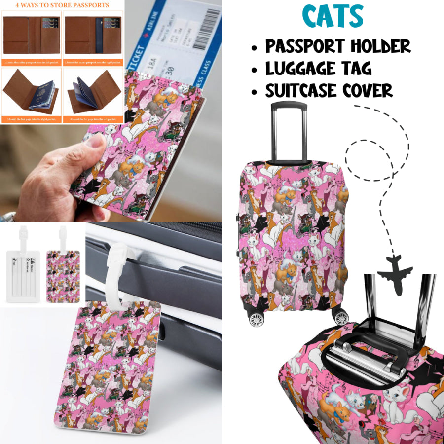 Preorder Custom Travel Accessories - Cats - Closes 27 Mar - ETA mid Jul 2025 Travel Accessories