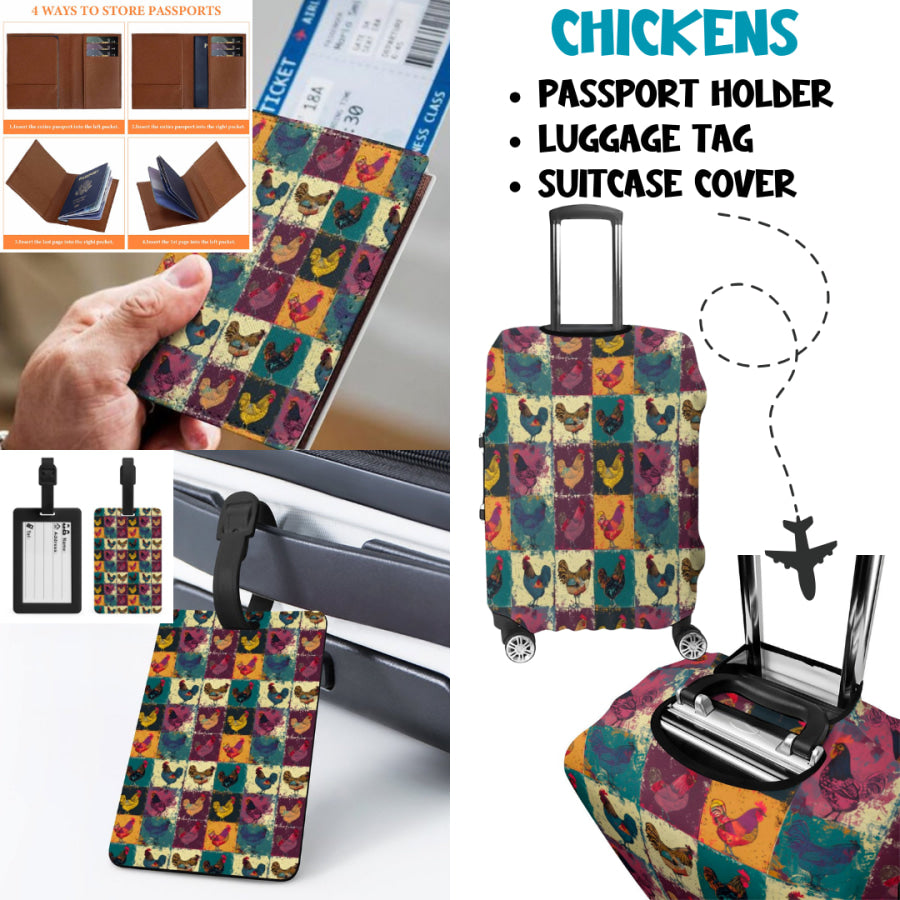 Preorder Custom Travel Accessories - Chickens - Closes 27 Mar - ETA mid Jul 2025 Travel Accessories