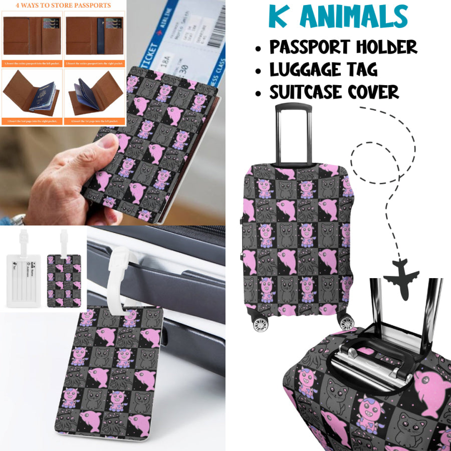 Preorder Custom Travel Accessories - K Animals - Closes 27 Mar - ETA mid Jul 2025 Travel Accessories