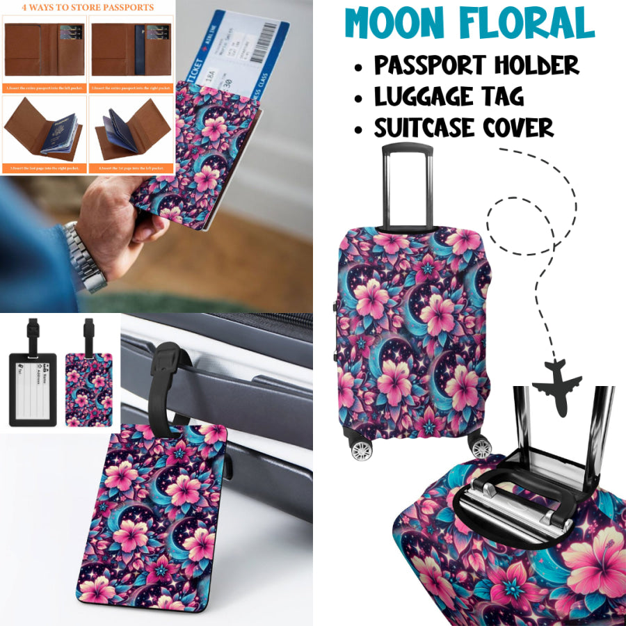 Preorder Custom Travel Accessories - Moon Floral - Closes 27 Mar - ETA mid Jul 2025 Travel Accessories