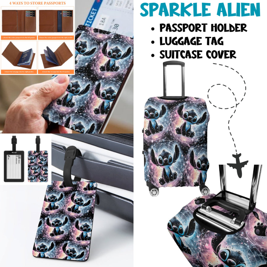 Preorder Custom Travel Accessories - Sparkle Alien - Closes 27 Mar - ETA mid Jul 2025 Travel Accessories