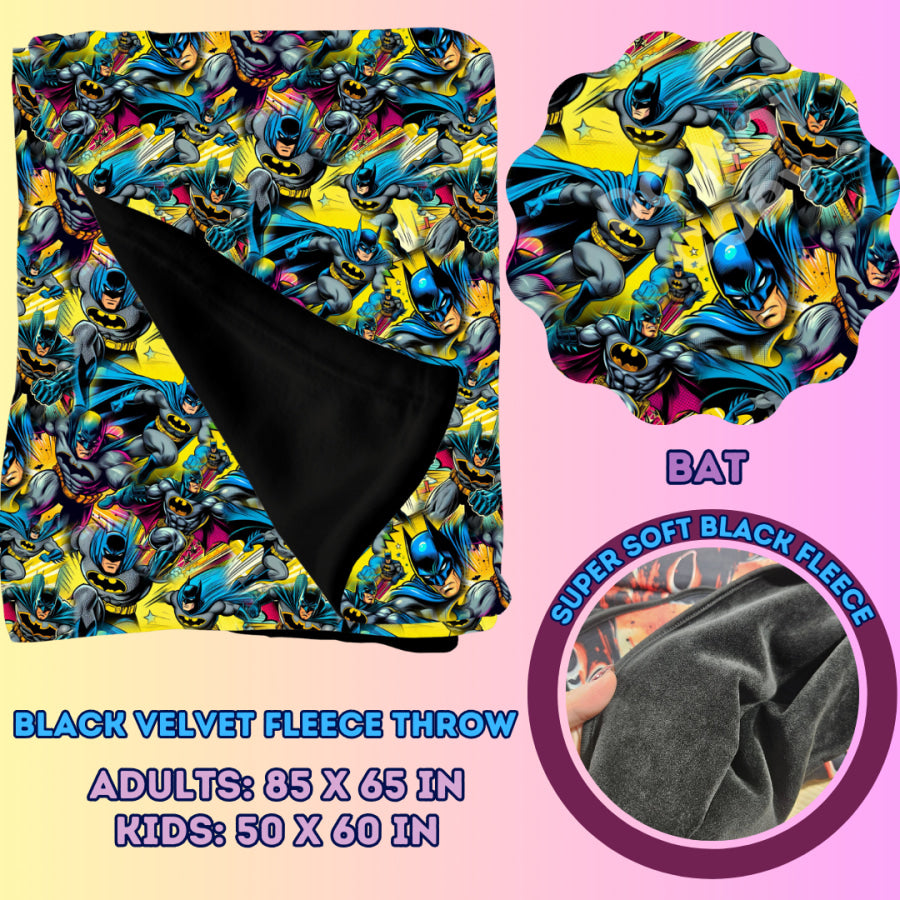 Preorder Custom Velvety Fleece Blankets - Adult Size - Closes 15 Jan - ETA early May 2025 Weighted Blanket