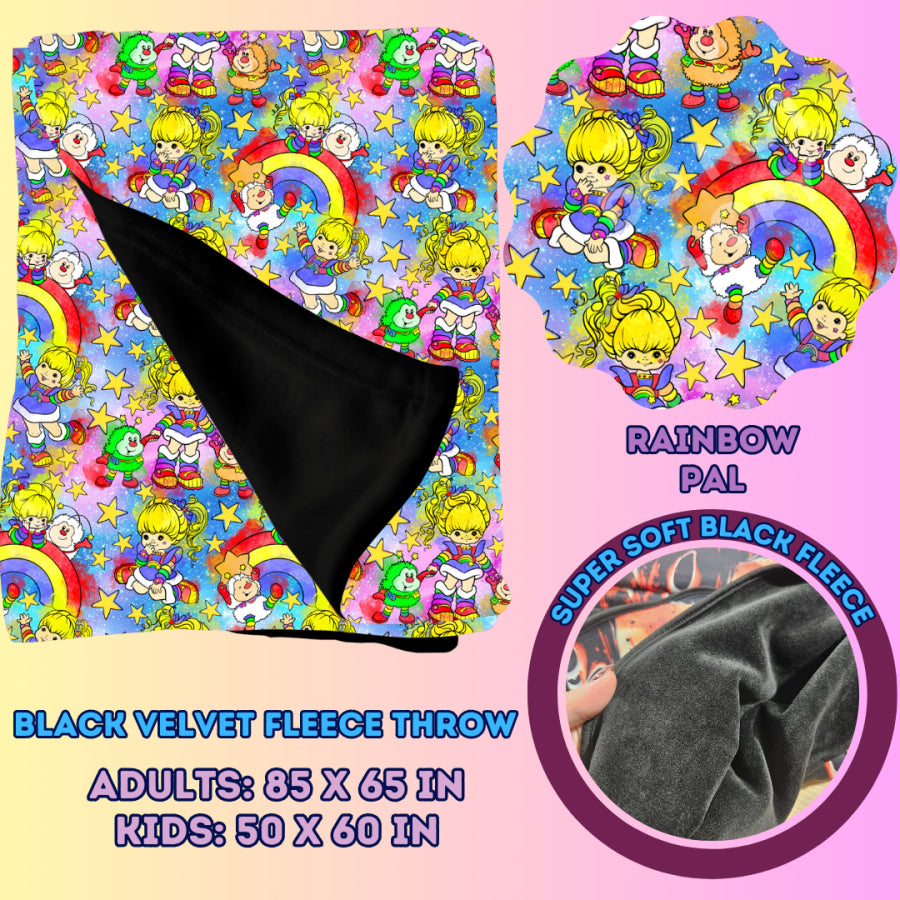 Preorder Custom Velvety Fleece Blankets - Adult Size - Closes 15 Jan - ETA early May 2025 Weighted Blanket