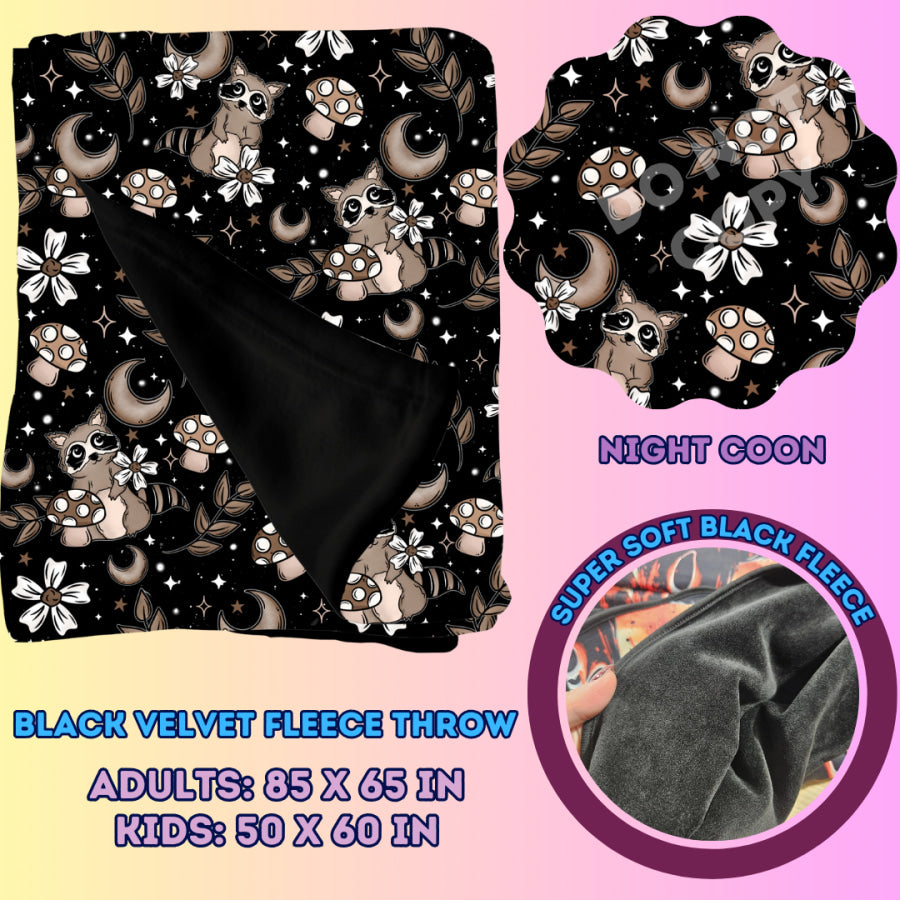 Preorder Custom Velvety Fleece Blankets - Adult Size - Closes 15 Jan - ETA early May 2025 Weighted Blanket