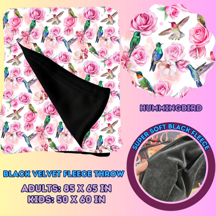 Preorder Custom Velvety Fleece Blankets - Adult Size - Closes 15 Jan - ETA early May 2025 Weighted Blanket